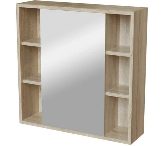 Изображение товара Зеркальный шкаф MIXLINE МИЛТОН-70 Дуб сонома, ЛДСП 557616