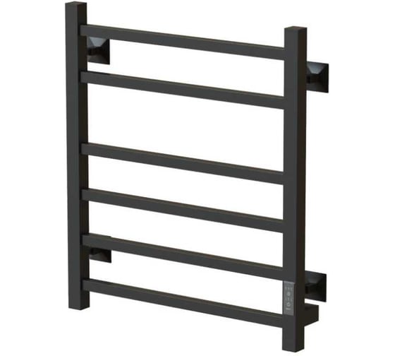 Изображение товара Полотенцесушитель MIXLINE FORTUNE 60х50, таймер, 323 Вт, 6 перекладин, электрический, графит 557655