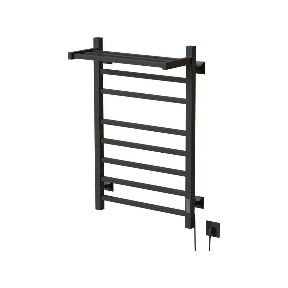 Изображение товара Электрический полотенцесушитель MIXLINE FORTUNE 80х50 с полкой и таймером 560 Вт графит