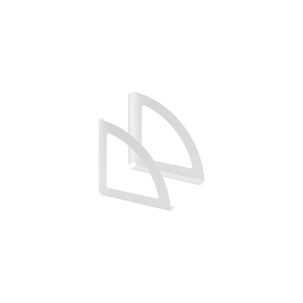 Изображение товара Кронштейн DOMART DELTA 245х245 мод.2 белый 2 шт крепление для полок