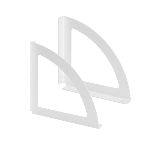 Изображение товара Кронштейн 145х145 мод.2 (компл. 2 шт) белый DELTA