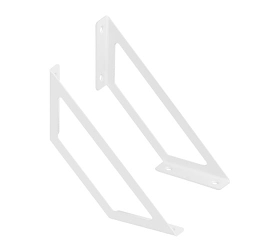 Изображение товара Кронштейн 190 мод.3 (компл. 2 шт) белый FLAT