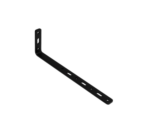 Изображение товара Кронштейн универсальный черный 75х260х20 (комп. 2 шт)