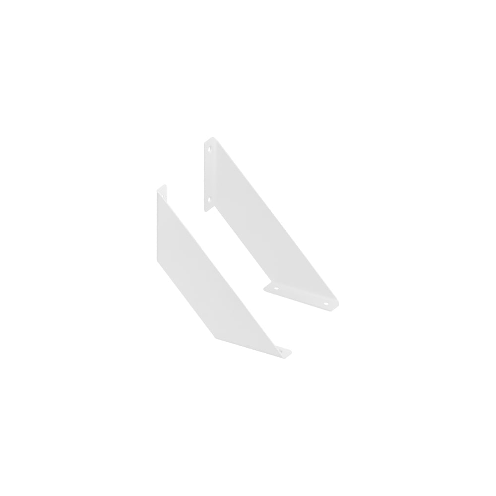 Изображение товара Кронштейн для стеклянных полок DOMART FLAT 190 мод.1 комплект 2 шт белый