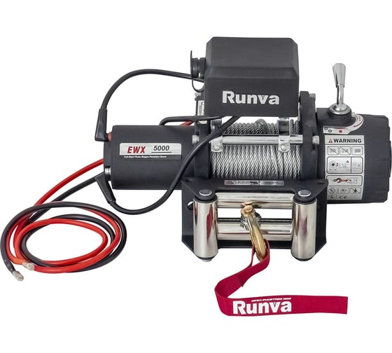 Изображение товара Автомобильная электрическая лебёдка RUNVA 12V 5000 lbs 2268 кг EWX5000S