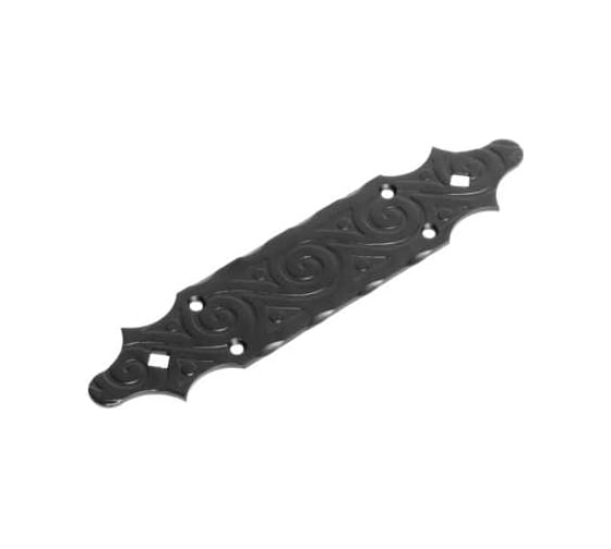 Изображение товара Пластина крепежная DOMART 240х50 /кованая/ черненое серебро серия Ярославль 4660046007379