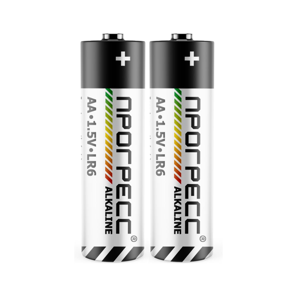 Изображение товара Элемент питания Прогресс LR6 2/shrink 3700 щелочной AA 60 шт.