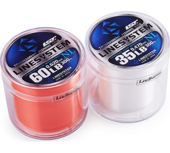 Изображение товара Леска LINESYSTEM Bobbin NL orange 300м, 40LB #10.0 0.52 мм 00816