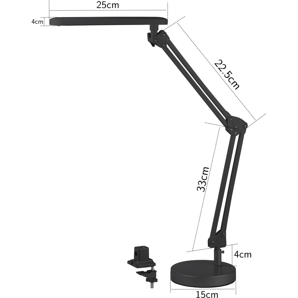 Изображение товара Настольный светодиодный светильник Спутник SDL110 белый 8 Вт современный дизайн