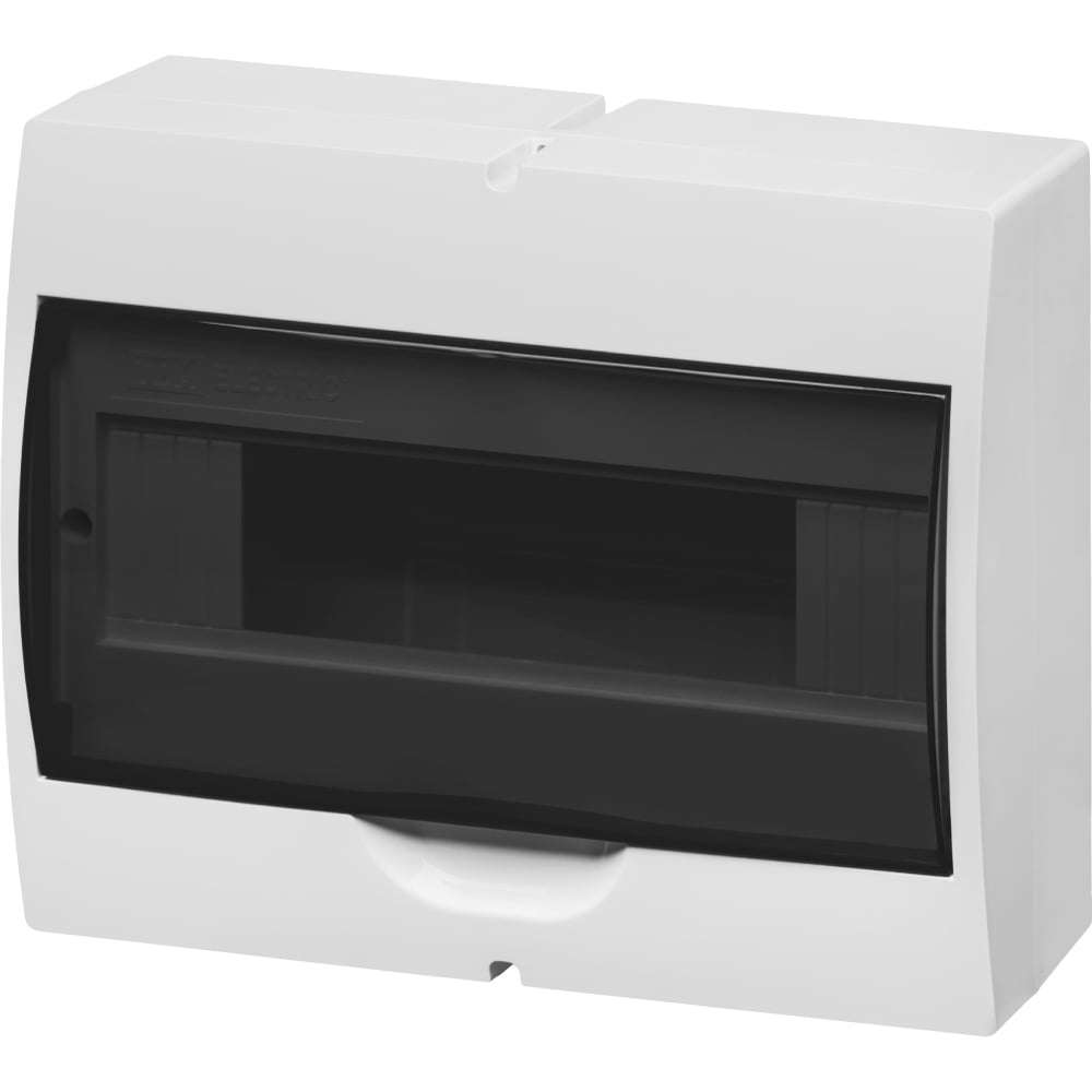 Изображение товара Щит TDM ELECTRIC ЩРН-П-12 модулей, навесной, пластик, белый, дымчатая дверца, без шин, IP41 SQ0901-0074