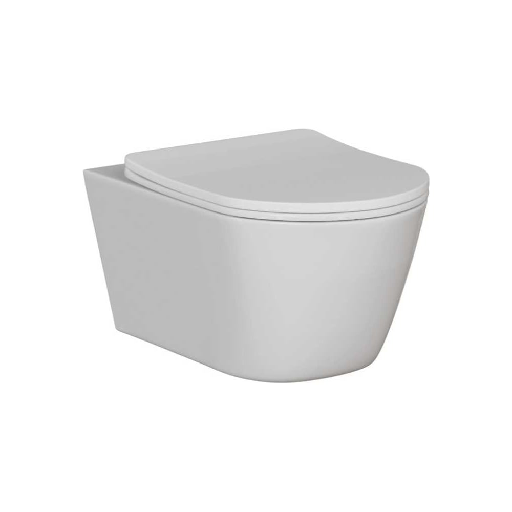 Изображение товара Унитаз подвесной безободковый WAVE PRIME Tornado3.0 с быстросъемным сиденьем белый