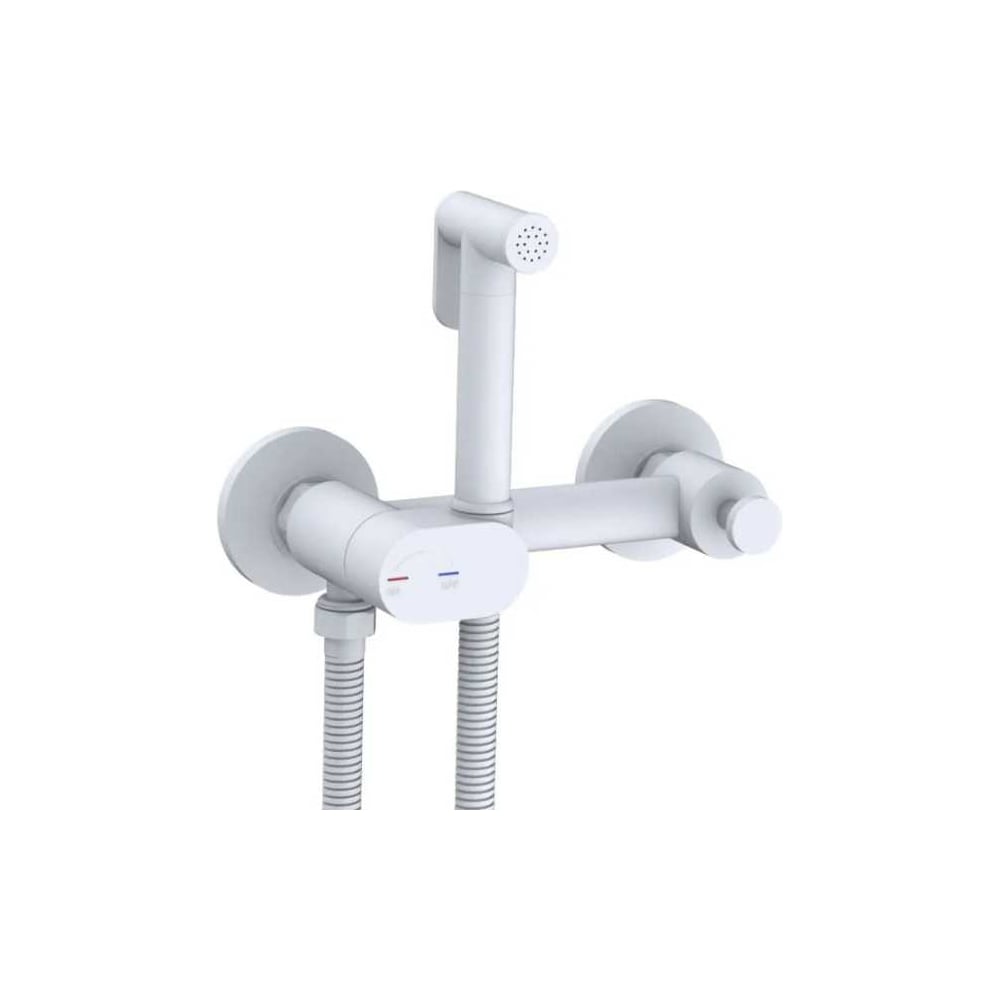 Изображение товара Гигиенический душ River HIGI R02 WT белый матовый для биде настенный