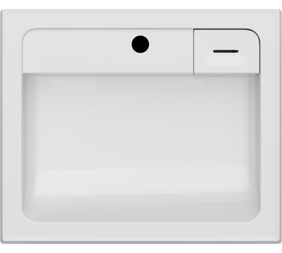 Изображение товара Раковина над стиральной машиной AM.PM X-Joy литьевой мрамор, 60 см M85AWCC0602WG