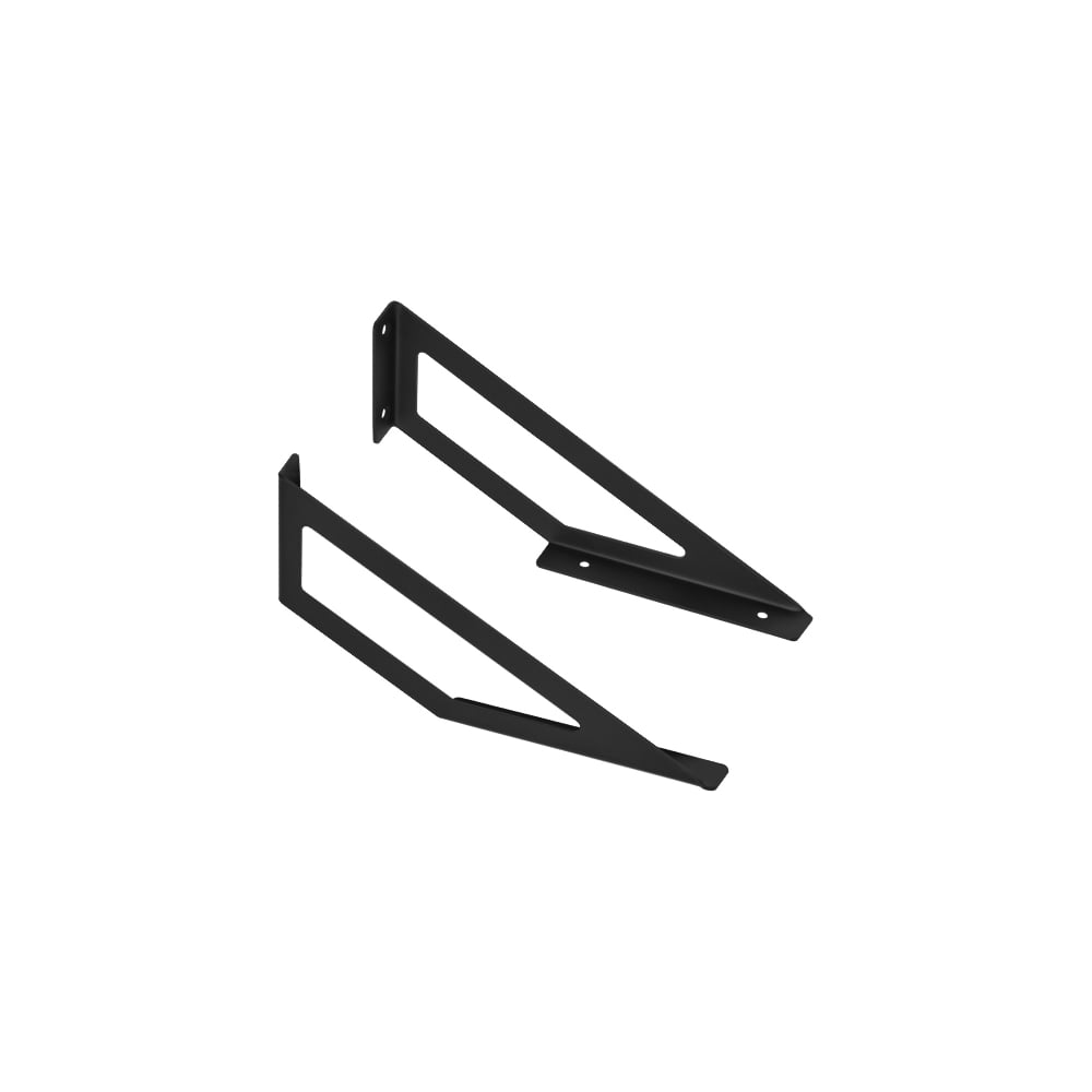 Изображение товара Кронштейн DOMART FLAT 250 мод.4 для стеклянных полок комплект 2 шт черный