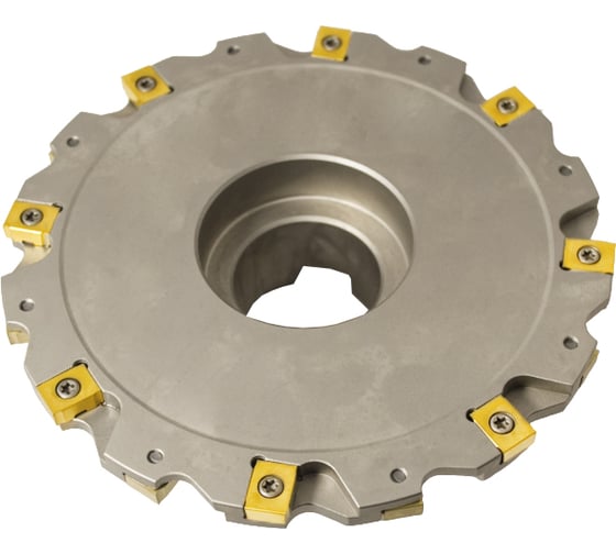 Изображение товара Фреза трехсторонняя 160х8х40 с механическим креплением 4гр пл-н с тан. креплением ZNHX 04 Z=16 (2х8) с фланцем AS490-R160.08.08.B40 Русский Инструмент ri.181.346