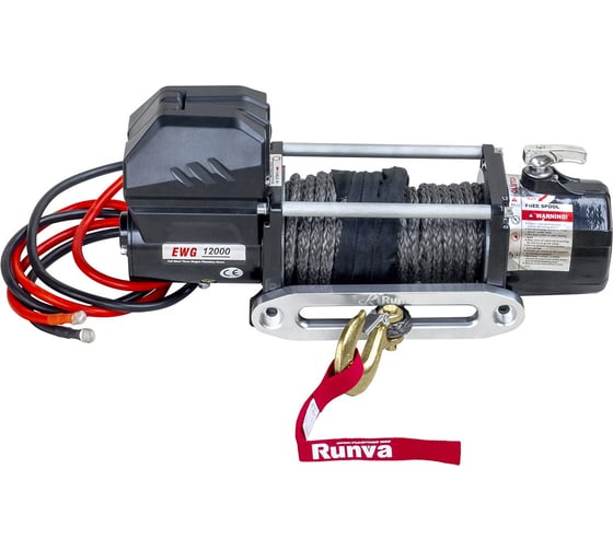 Изображение товара Автомобильная электрическая лебёдка RUNVA 12V Magnum 12000 lbs 5443 кг EWD12000FSR