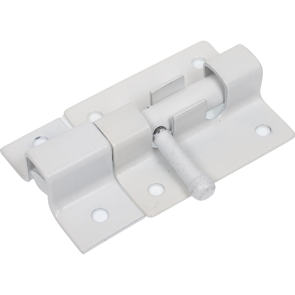 Изображение товара Шпингалет Домарт ШП-40 белый для деревянных окон и дверей