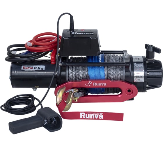 Изображение товара Автомобильная электрическая лебёдка RUNVA 12V 12500 lbs 5670 кг EWB12500SSR