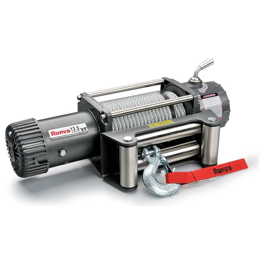 Изображение товара Автомобильная электрическая лебёдка RUNVA 12V 13500 lbs полупрофессиональная