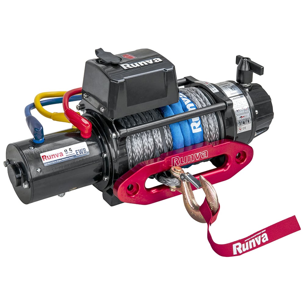 Изображение товара Автомобильная электрическая лебёдка RUNVA 12V 9500 lbs 4350 кг EWB9500SSR