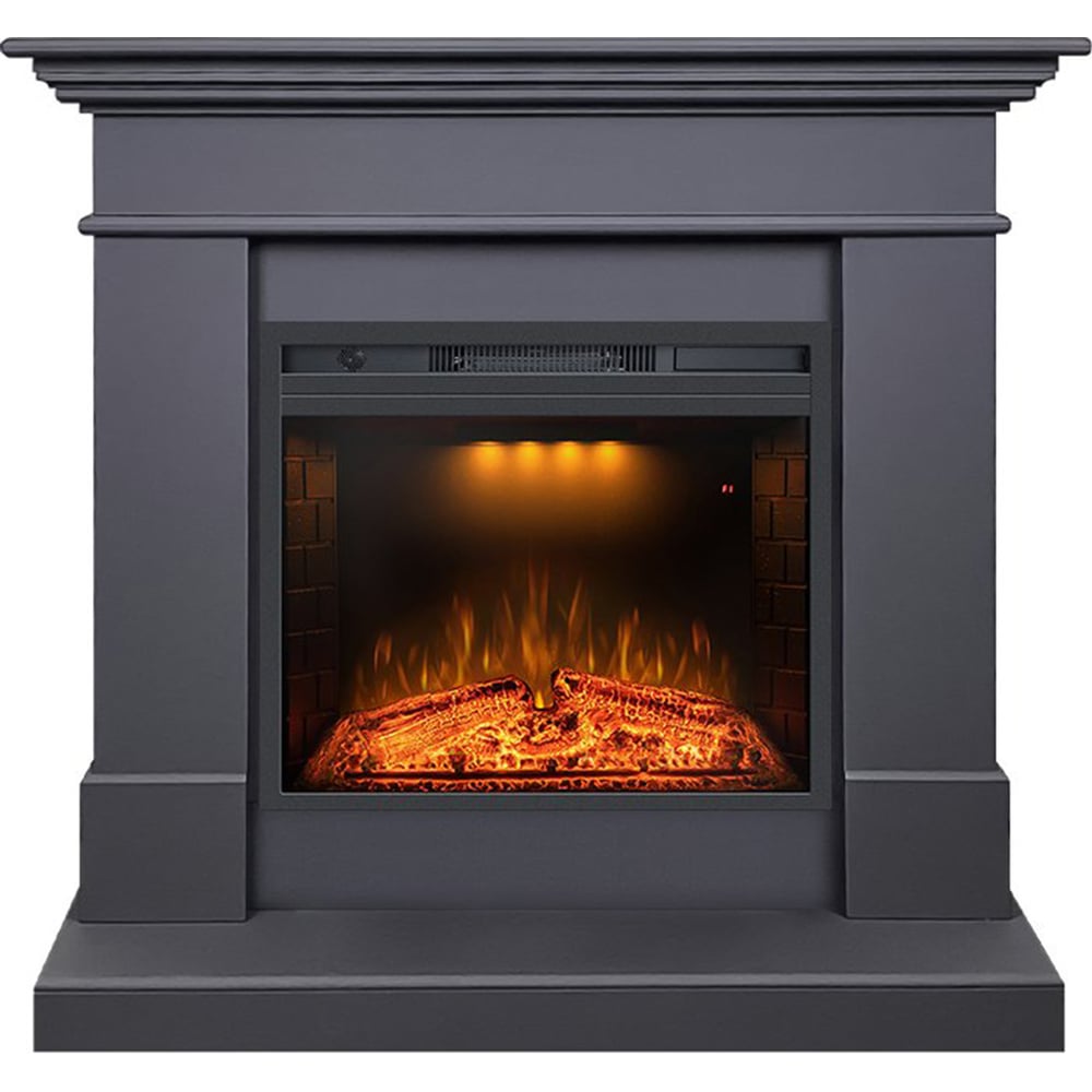 Изображение товара Каминокомплект Royal Flame California SFT V23 графит грей современный напольный с эффектом огня