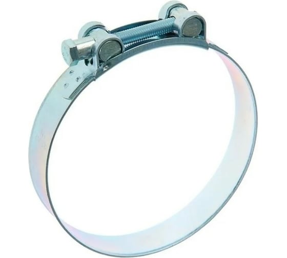 Изображение товара Одноболтовый силовой хомут NOVOCRAFT 149-161 мм, цинк, уп. 2 шт. RZN149161002