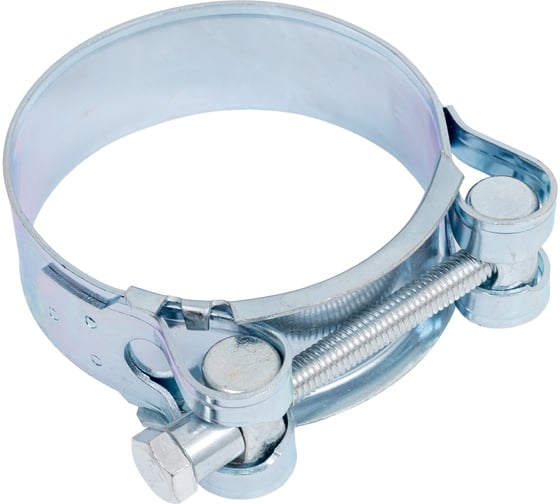 Изображение товара Одноболтовый силовой хомут NOVOCRAFT 56-59 мм, цинк, уп. 5 шт. RZN056059005