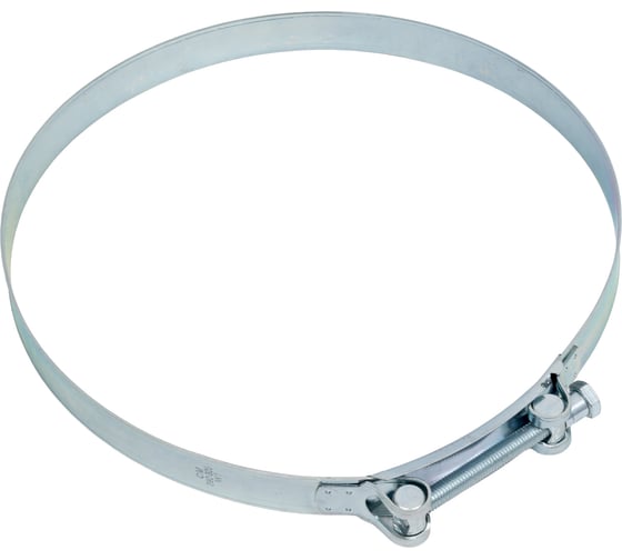 Изображение товара Одноболтовый силовой хомут NOVOCRAFT 290-305 мм, цинк, уп. 2 шт. RZN290305002