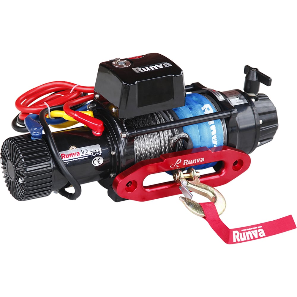 Изображение товара Автомобильная электрическая лебёдка RUNVA 12V 9500 lbs 4350 кг влагозащищенная