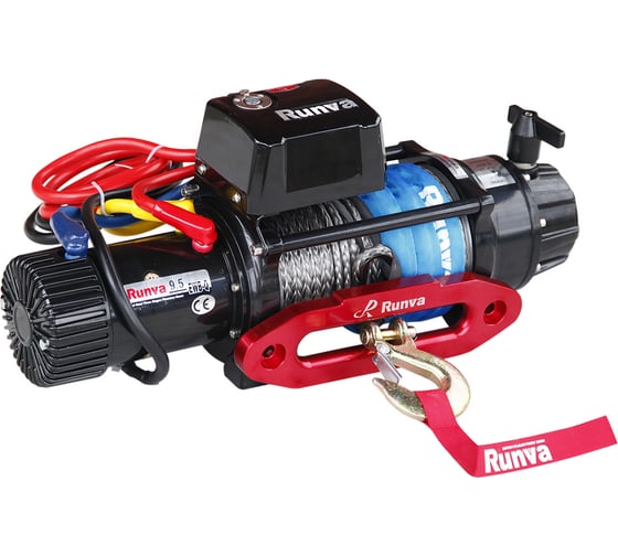 Изображение товара Автомобильная электрическая лебёдка RUNVA 12V 9500 lbs 4350 кг влагозащищенная EWB9500-Q-SR
