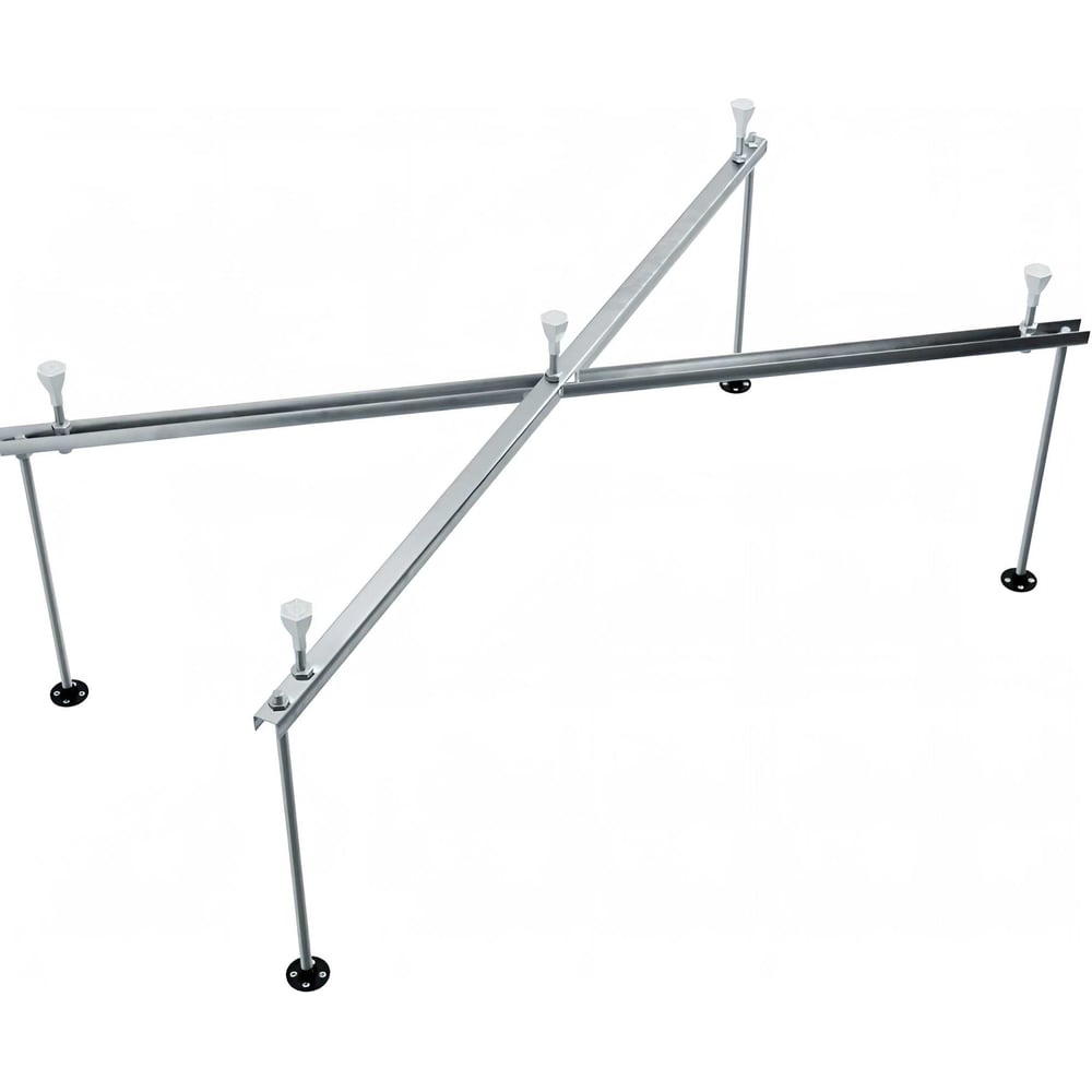 Изображение товара Каркас стальной для ванны ООО ПКФ Сварком 140-170х70-75 серый треугольный