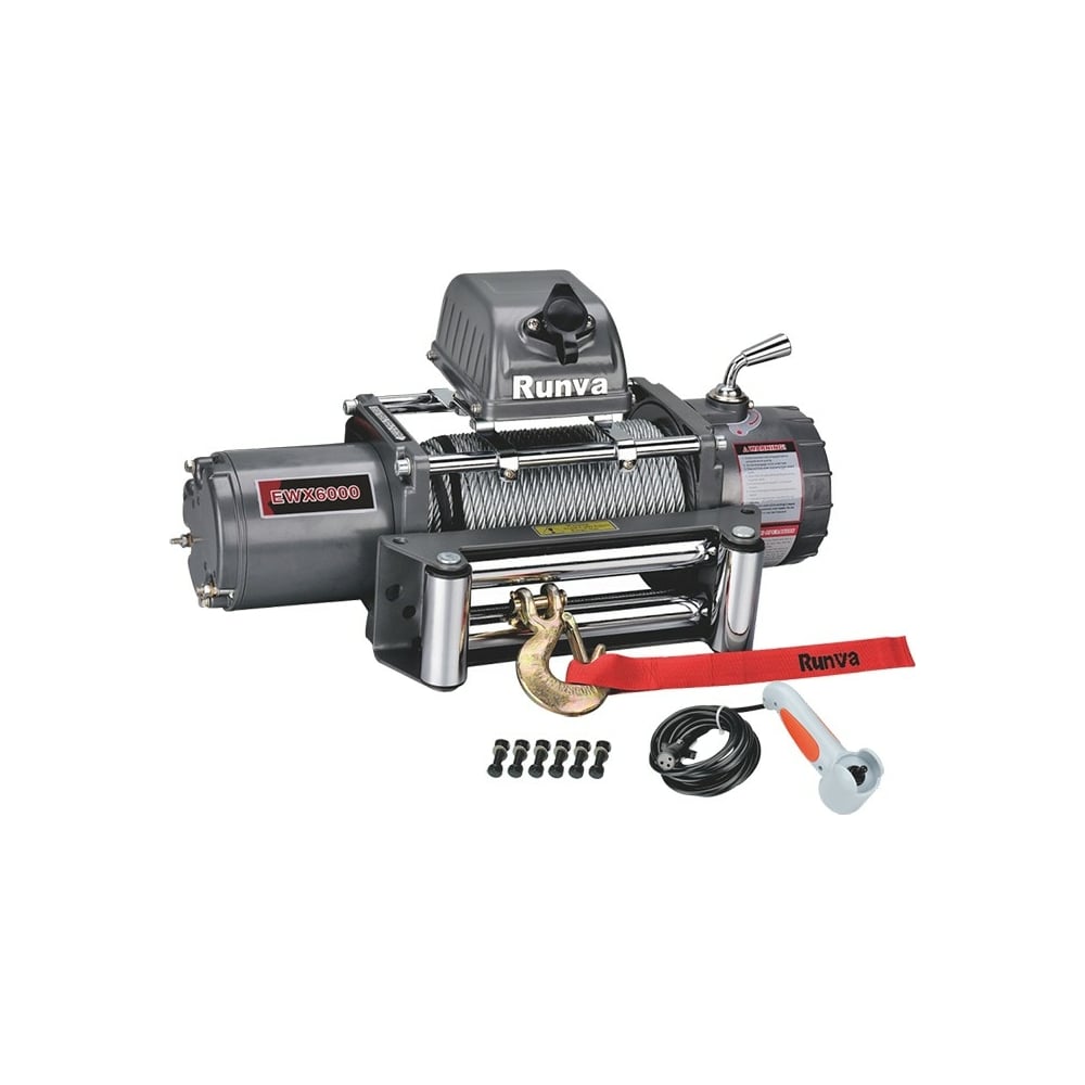 Автомобильная электрическая лебедка Runva