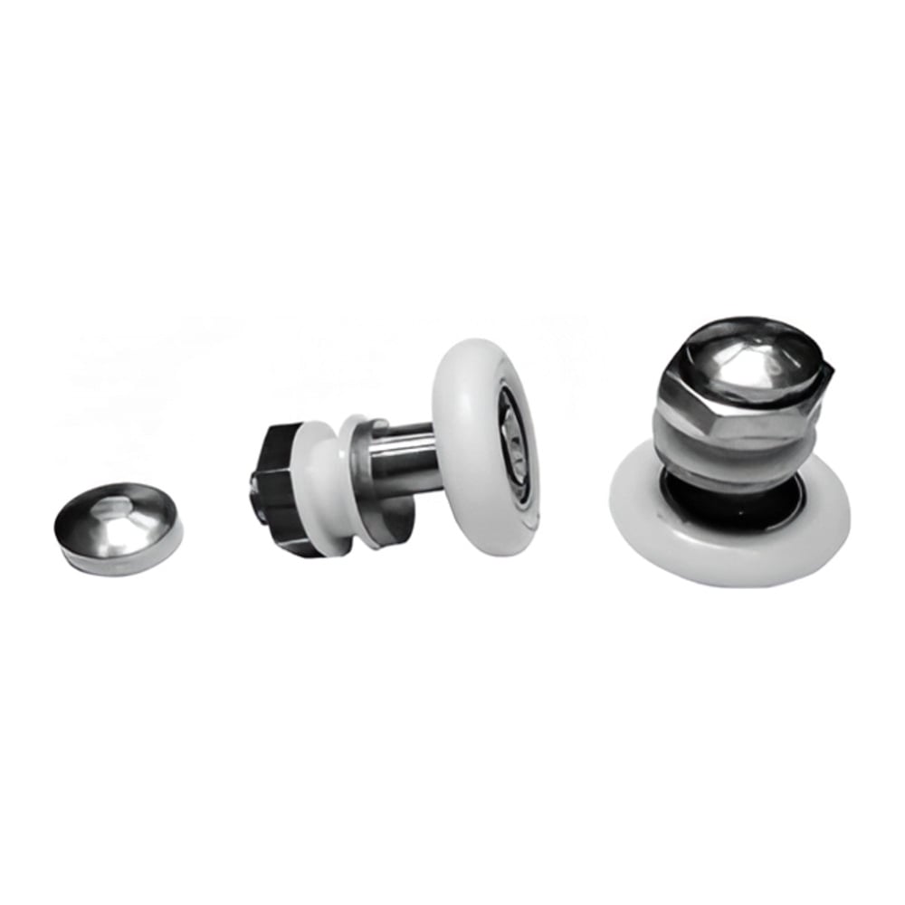 Изображение товара Ролик дверной ООО ПКФ Сварком 25 мм одинарный эксцентрик комплект 8 шт