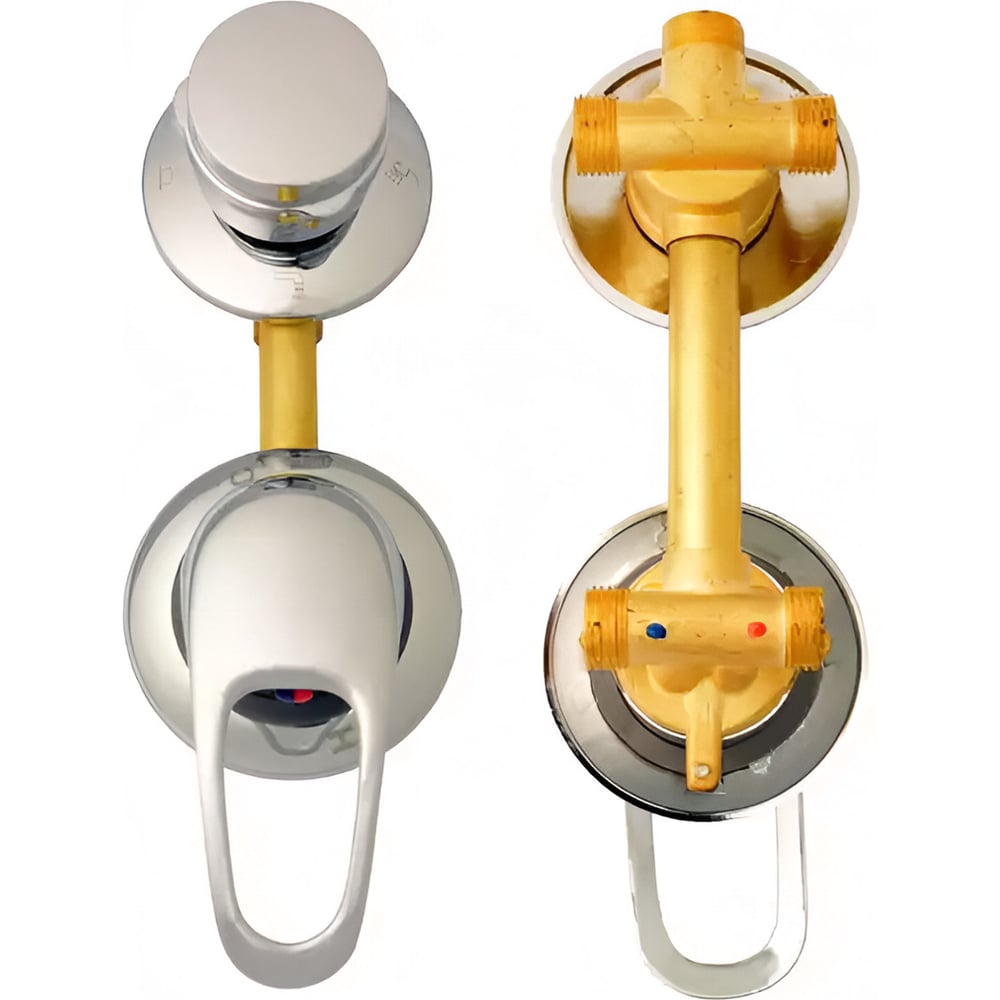 Изображение товара Смеситель ООО ПКФ Сварком 3-х режимный, 120 мм, в сборе, на резьбе, 1шт СанТех s038789