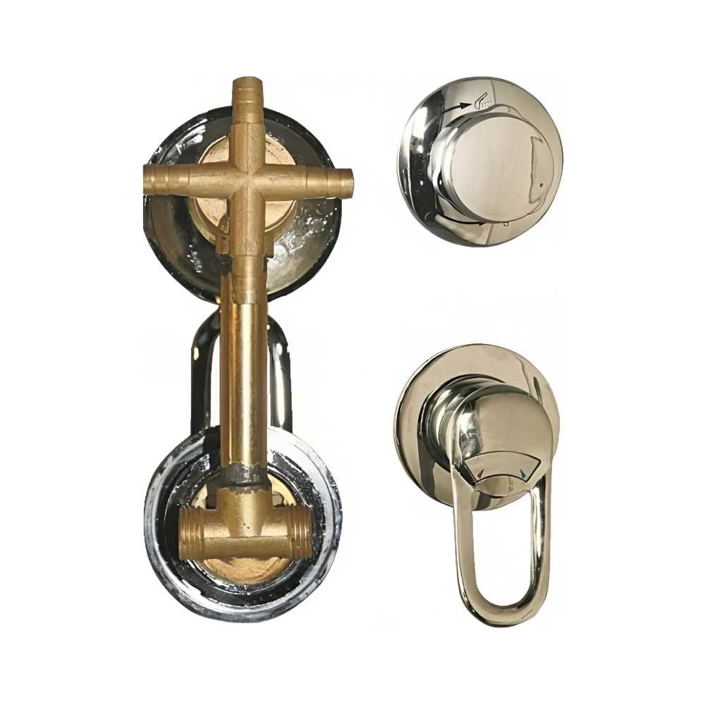 Изображение товара Смеситель для душа 3 режимa, 100 мм, хром