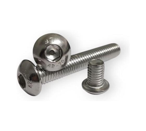 Изображение товара Винт ISO 7380 М8х25 нержавеющая сталь А2-70. 250 шт. Крепсталь K002089