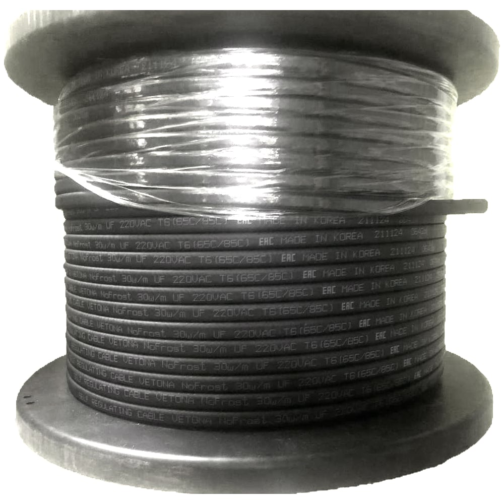 Изображение товара Саморегулирующийся нагревательный кабель VETONA NoFrost 30-2CR UF 100 м