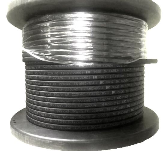 Изображение товара Cаморегулирующийся нагревательный кабель VETONA NoFrost 30-2CR UF 091058