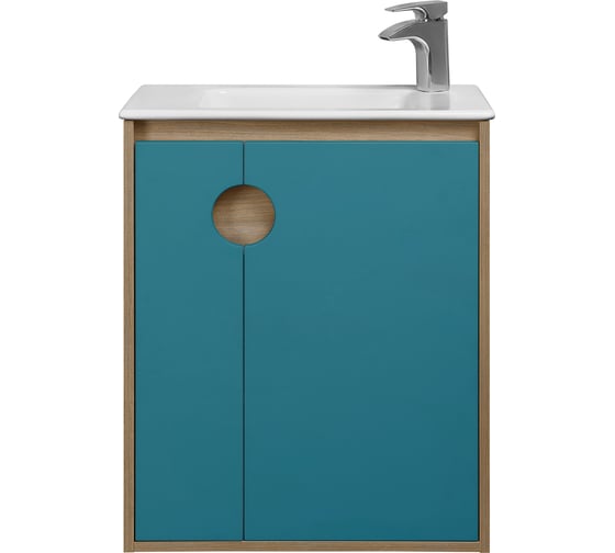 Изображение товара Тумба под раковину AQUATON Анси 60, морская волна 1A246101APK10