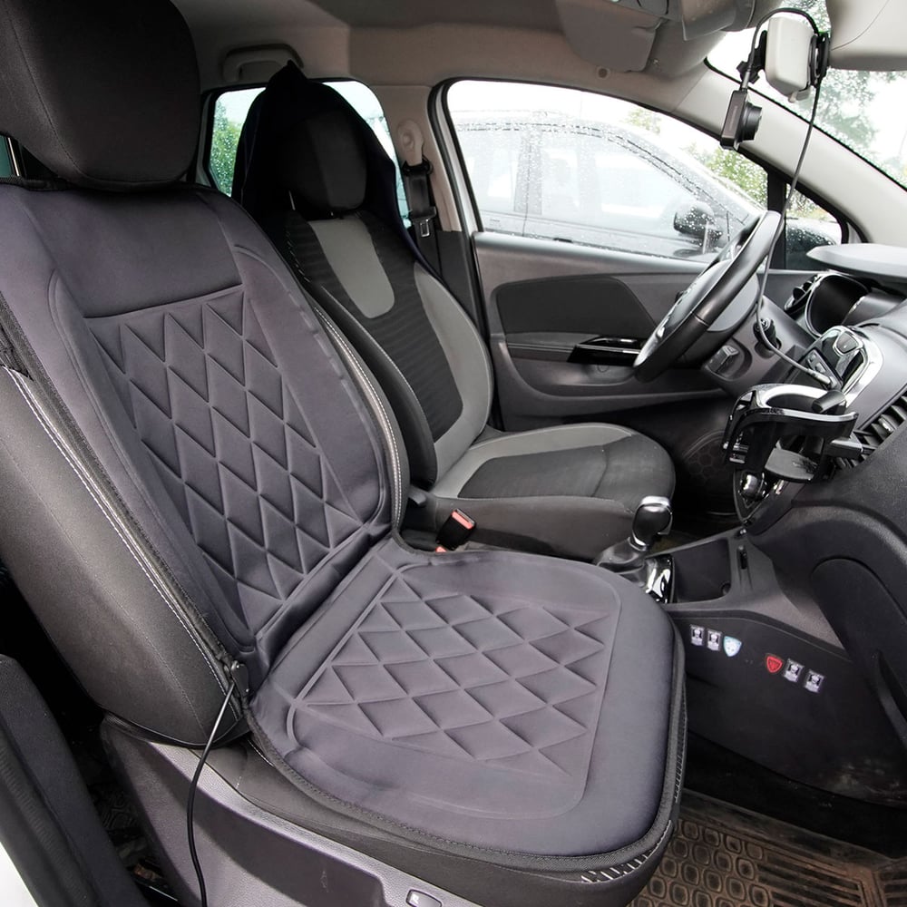 Изображение товара Накидка с подогревом на сиденье автомобиля Zipower 490x1050 мм PM6253