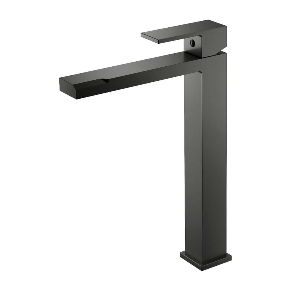 Изображение товара Смеситель для раковины Knotlor высокий KN-24/GM оружейная сталь матовая