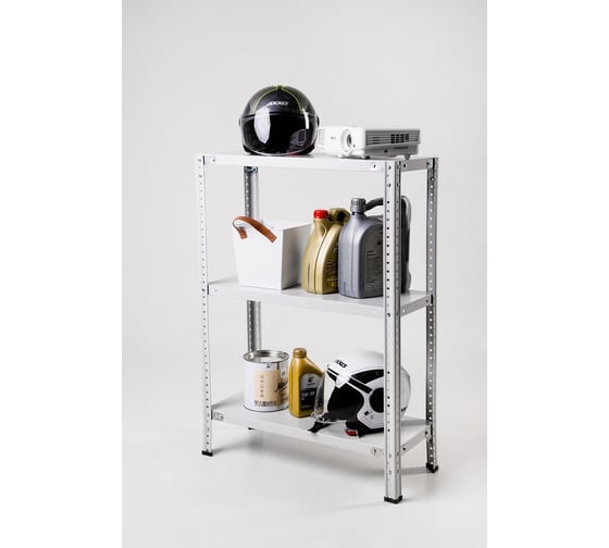 Изображение товара Стеллаж ООО ФУРАМА СТФЛ 1500х700х300 мм, 3 полки, серый СТФЛ157030-3