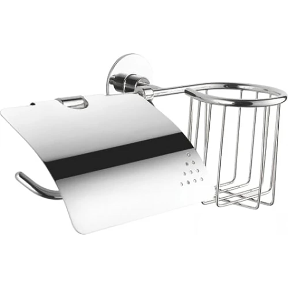 Изображение товара Бумогадержатель самоклеющийся с держателем освежителя воздуха Ledeme L5703-1