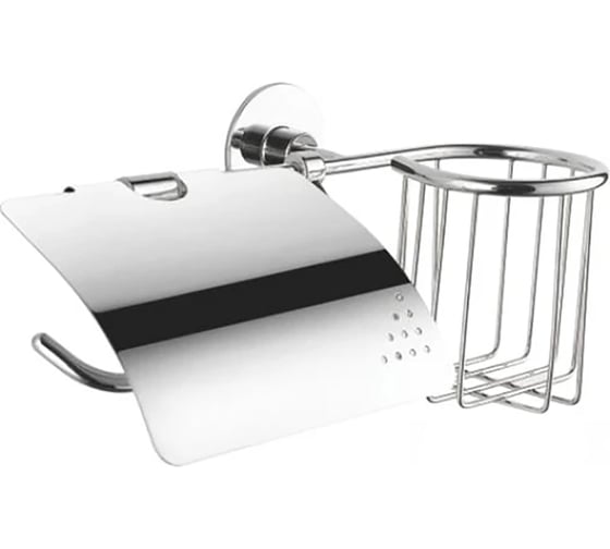 Изображение товара Бумогадержатель самоклеющийся с держателем освежителя воздуха Ledeme L5703-1