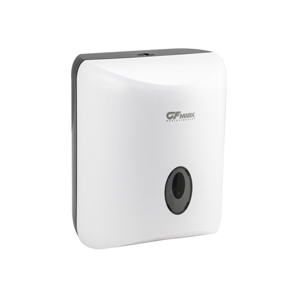 Изображение товара Диспенсер GFmark для туалетной бумаги с центральной вытяжкой, глазком, белый 934