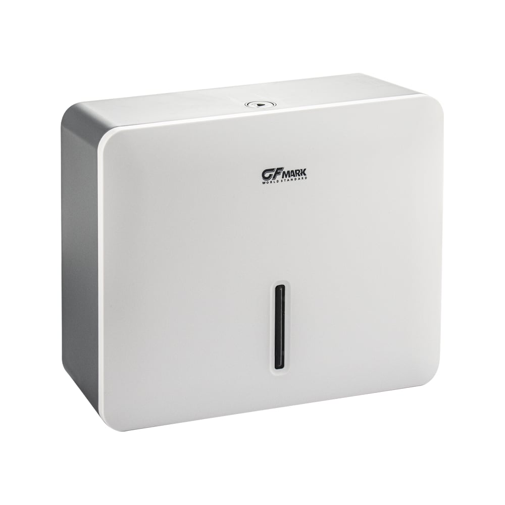 Изображение товара Диспенсер GFmark для бумажных полотенец Z сложения белый ABS пластик