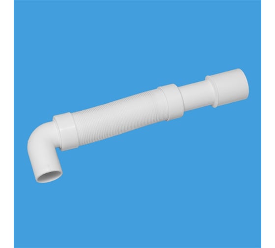 Изображение товара Гофра под углом McAlpine 90град Дн=40мм (L350-600мм) выход 40/50мм MRMF2-E