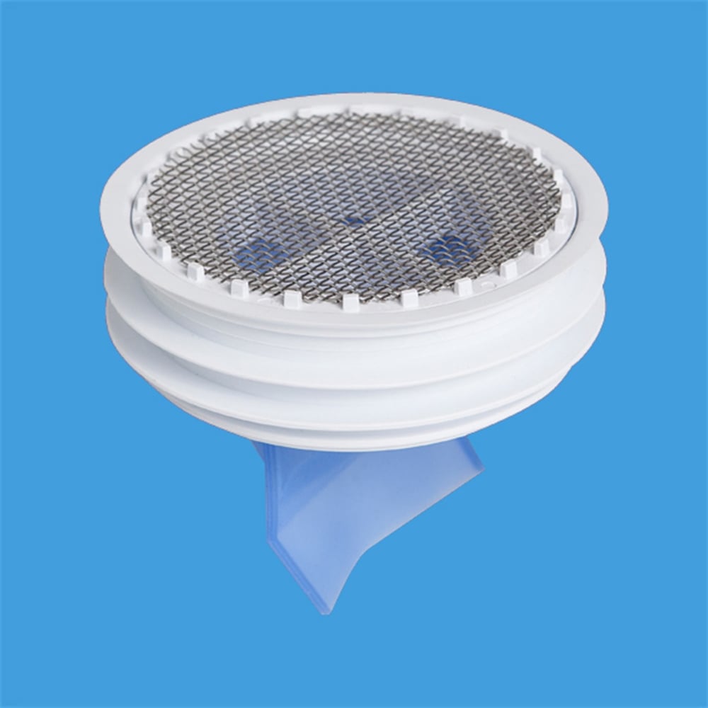 Изображение товара Манжета McAlpine с фильтрующей сеткой и сухим гидрозатвором 110 мм