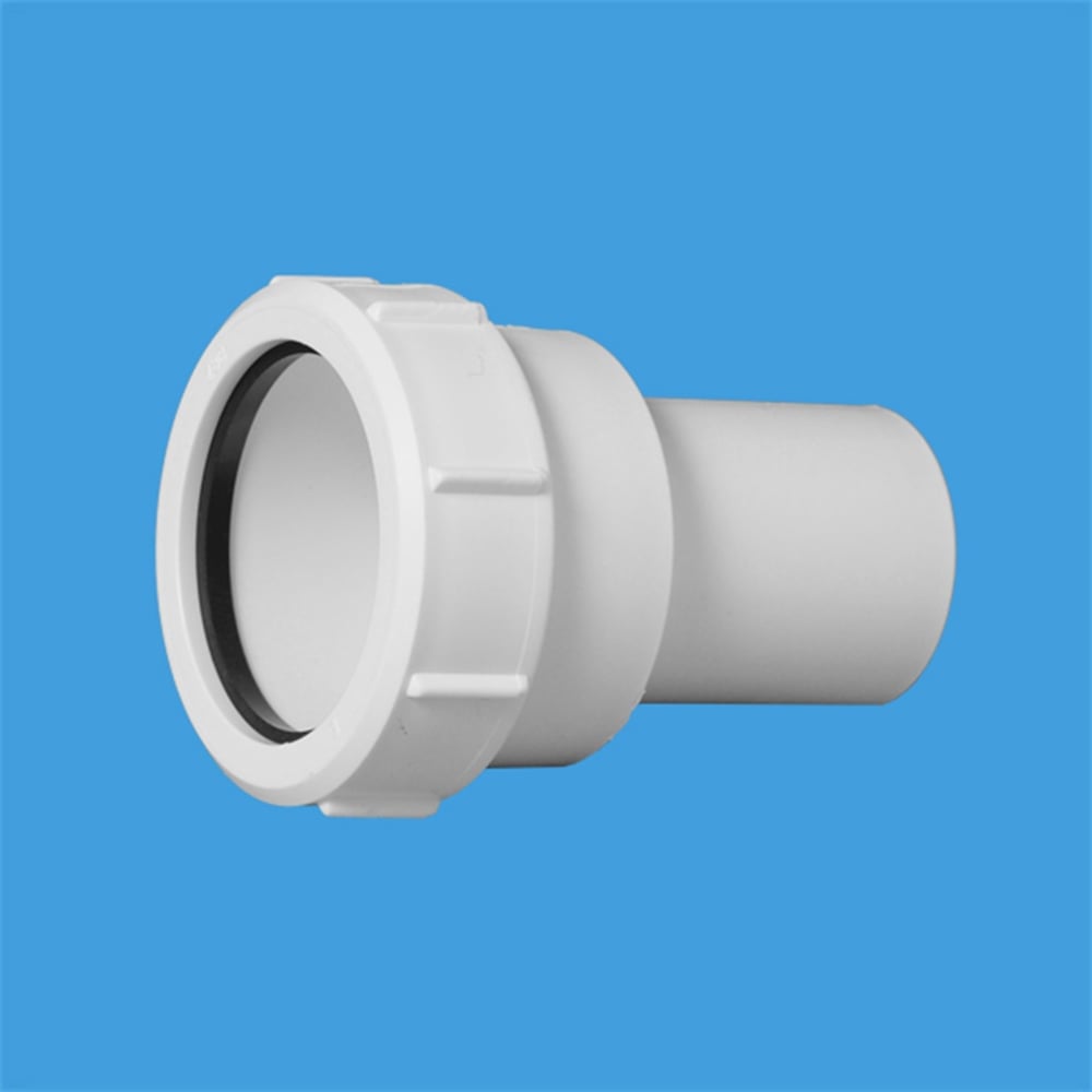 Изображение товара Переходник трубный McAlpine компресс. Дн=40ммхДу=50мм цвет-белый 40X50-WH