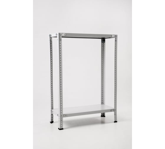 Изображение товара Стеллаж ООО ФУРАМА СТФЛ 1000х700х300 мм, 2 полки, серый СТФЛ 107030-2